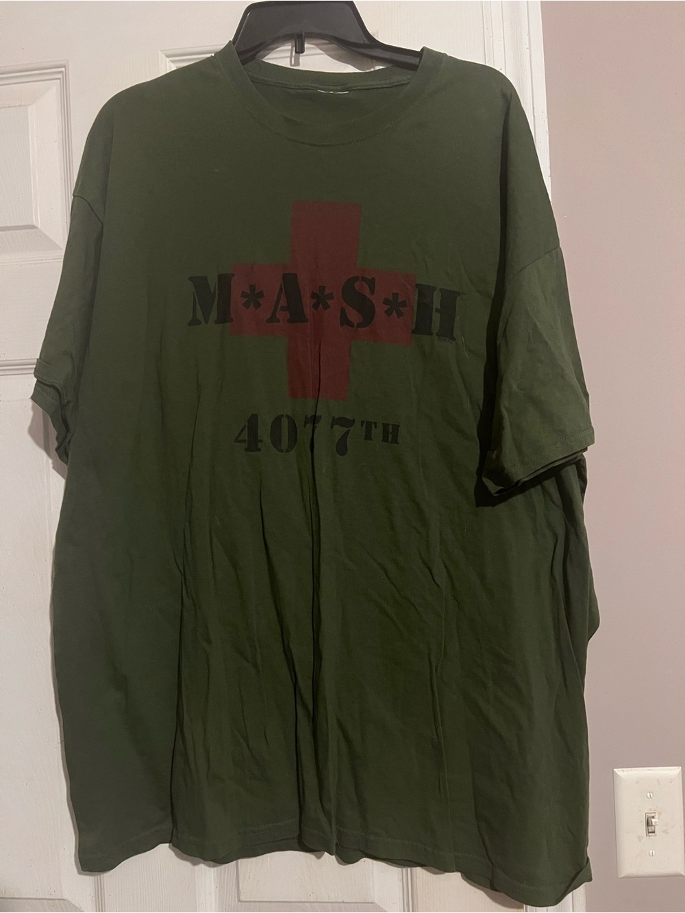 M*A*S*H 4077th Olive Green Graphic Tee